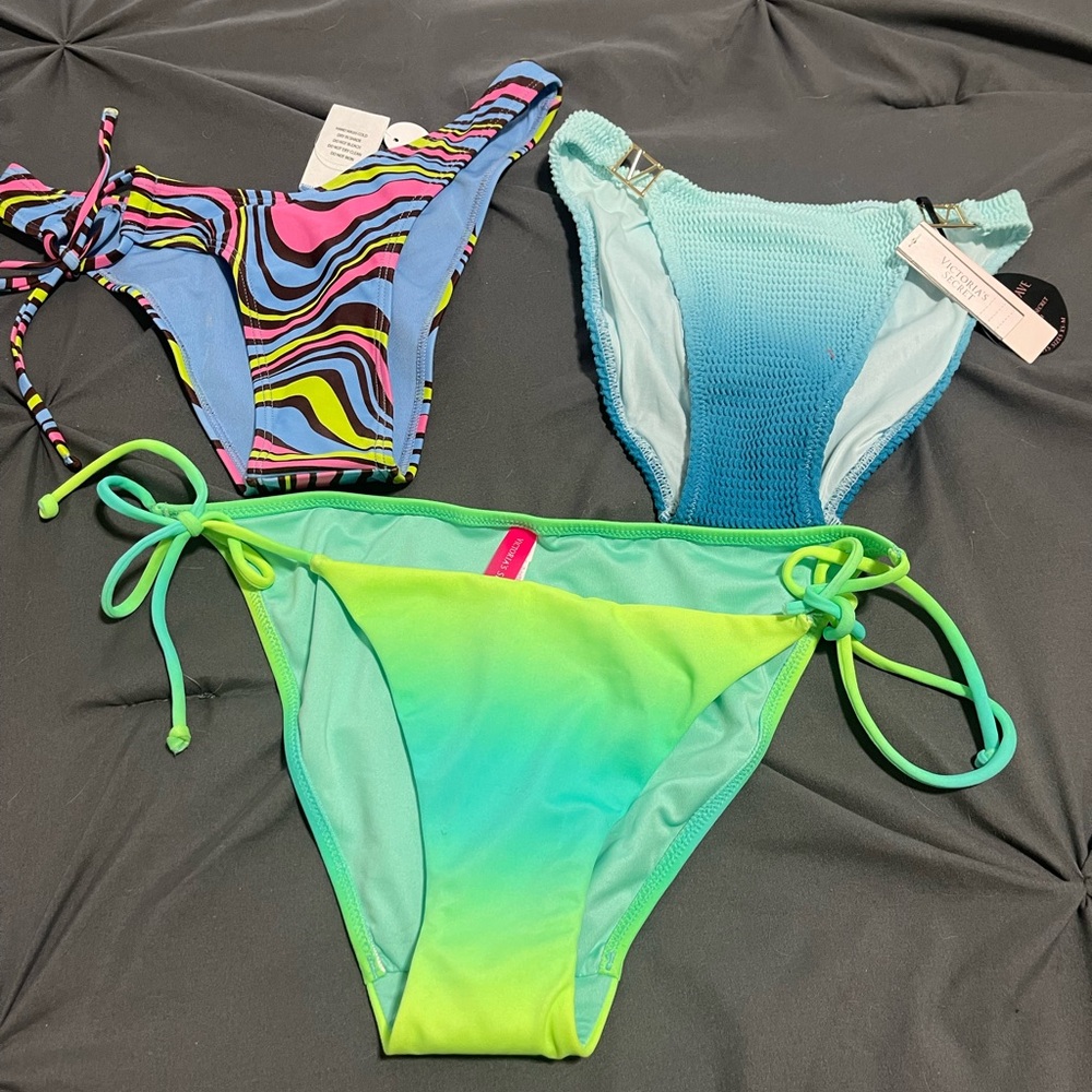 Colorful Bikini Bottoms Set all NEW